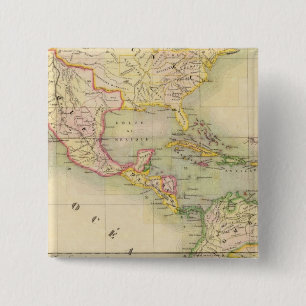 Assembly Map of America 15 Cm Square Badge