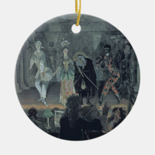Assembly of Free Masons before the Initiation of a Ceramic Tree Decoration