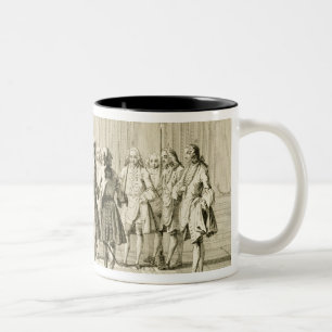 Assembly of Free Masons to Initiate an Apprentice, Two-Tone Coffee Mug
