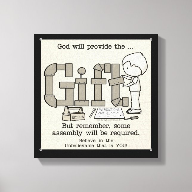 Assembly Required Canvas Print (Front)