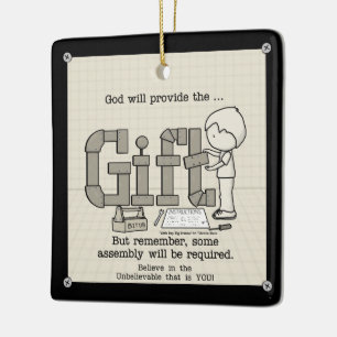 Assembly Required Ceramic Tree Decoration