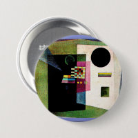 Asserting, abstract painting by Kandinsky,