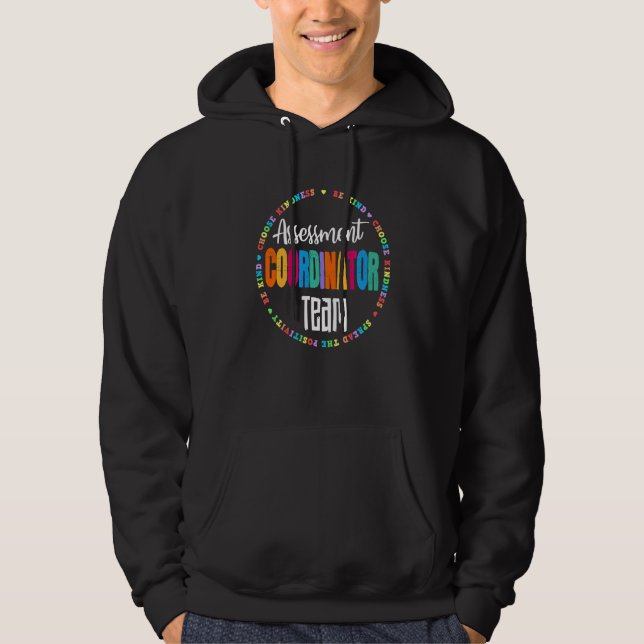 Assessment Coordinator Squad Testing Crew Team Sch Hoodie (Front)