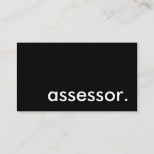 assessor. business card