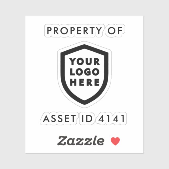 Asset ID Logo | Property of Company Business (Sheet)