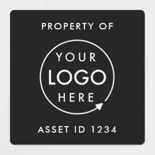 Asset ID Logo   Property of Company Business Black
