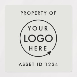 Asset ID Logo   Silver Grey Business Property of