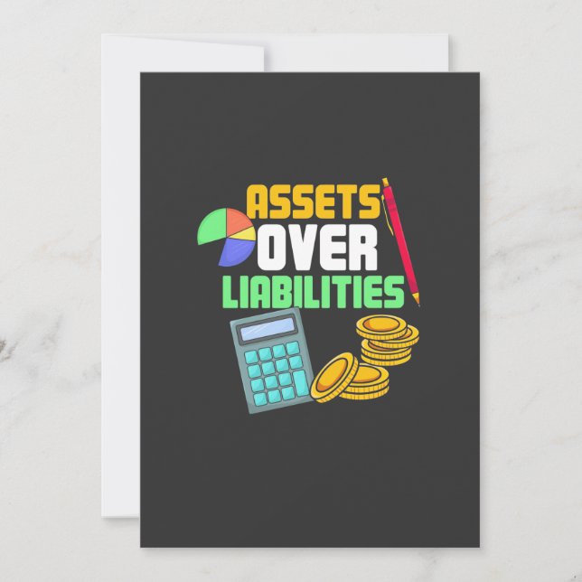 Assets Over Liabilities Invitation (Front)