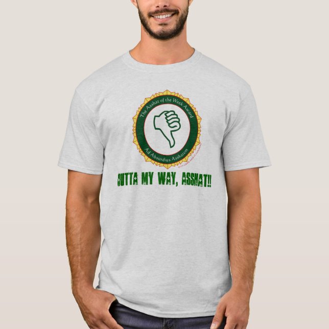 Asshat Award T-Shirt (Front)