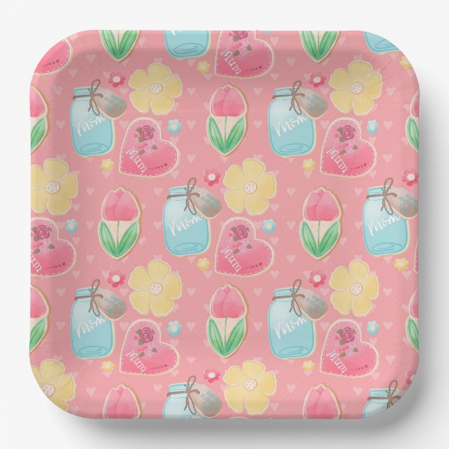 Assiettes en carton Mommy Paper Plate (Front)