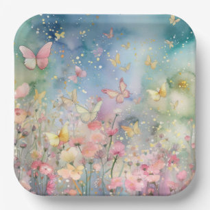 Assiettes en carton Papillon Paper Plate