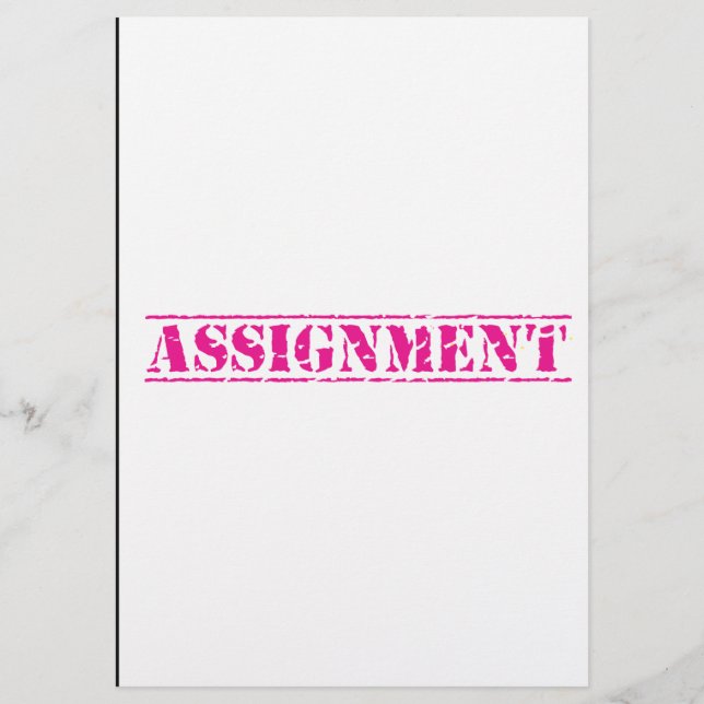 Assignment front page Design  (Front)
