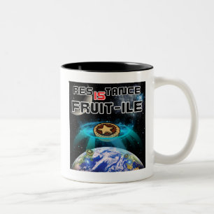 Assimilation of Earth's Mince Pies  Two-Tone Coffee Mug