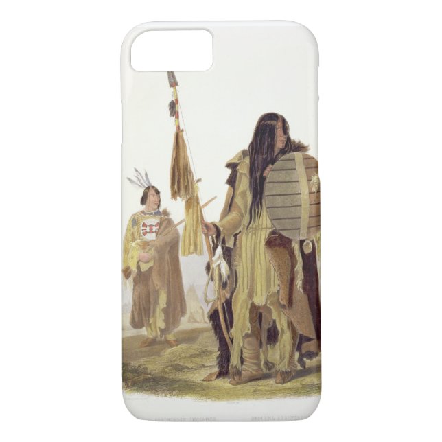 Assiniboin Indians, plate 32 from volume 2 of 'Tra Case-Mate iPhone Case (Back)