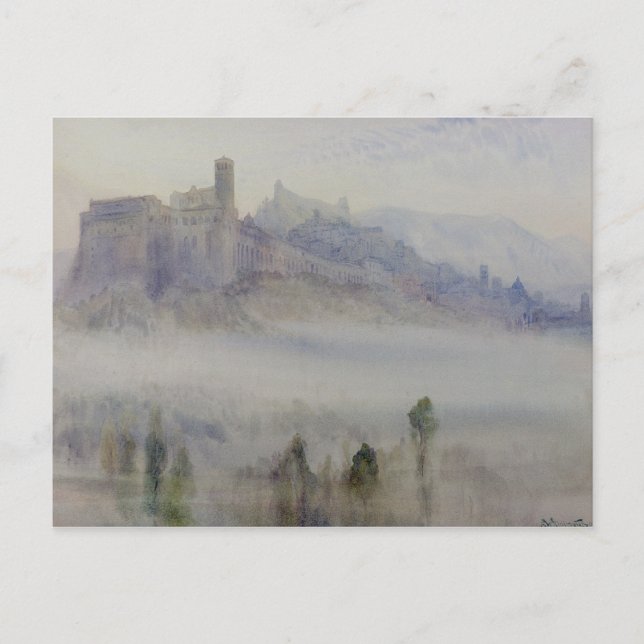 Assisi, Early Morning Postcard (Front)