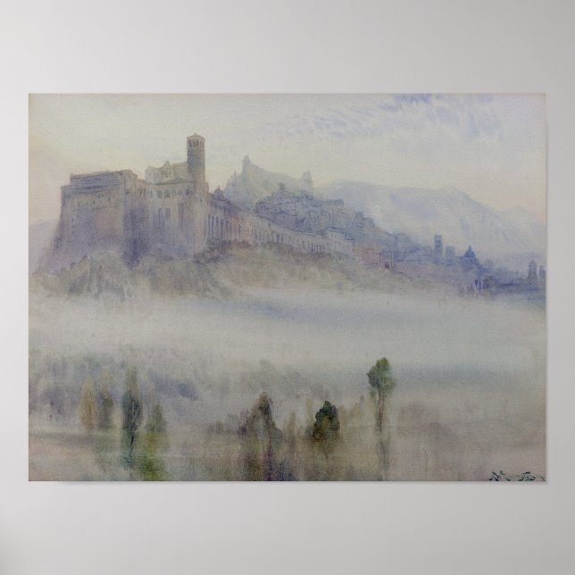 Assisi, Early Morning Poster (Front)