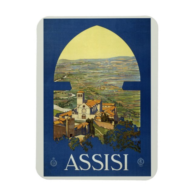 Assisi Perugia Italy Magnet (Vertical)