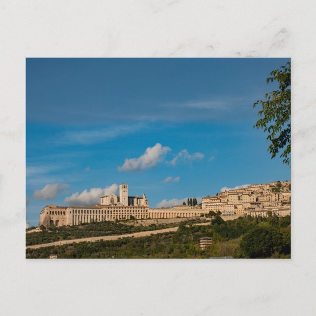 Assisi Skyline, Italy Postcard (Front)