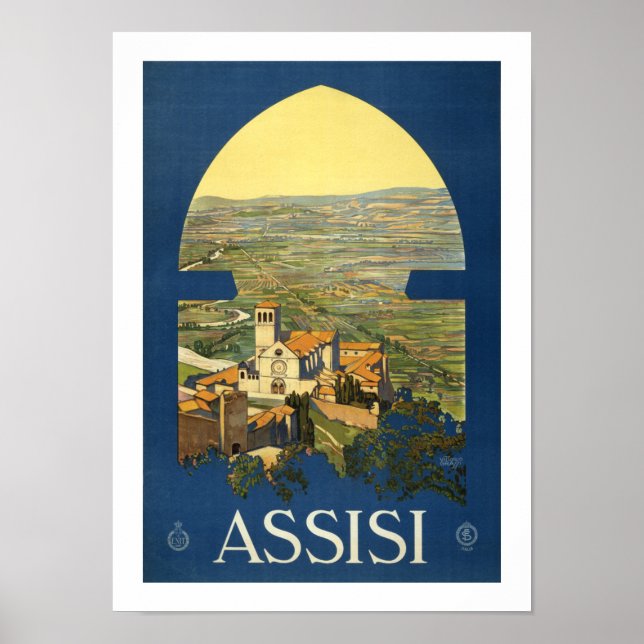 Assisi Travel Poster (Front)