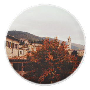 Assisi - Umbria - Italy Ceramic Knob