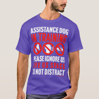 Assistance Dog Inraining vintage T-Shirt