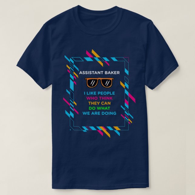 ASSISTANT BAKER 1 T-Shirt (Design Front)