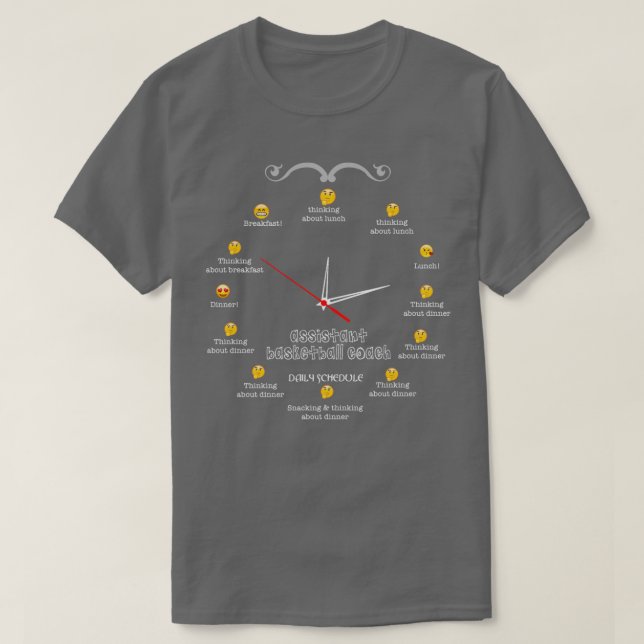 ASSISTANT BASKETBALL COACH NICE DESIGN 2017 3 T-Shirt (Design Front)