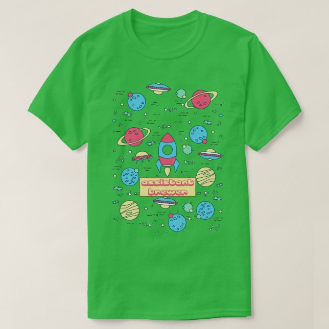 ASSISTANT BREWER 2 T-Shirt (Design Front)