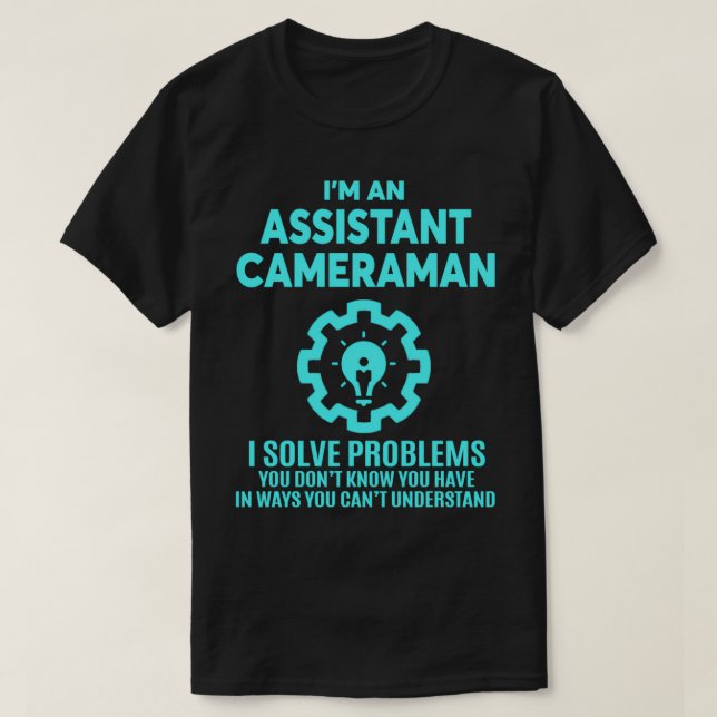 ASSISTANT CAMERAMAN NICE DESIGN 2017 3 T-Shirt (Design Front)