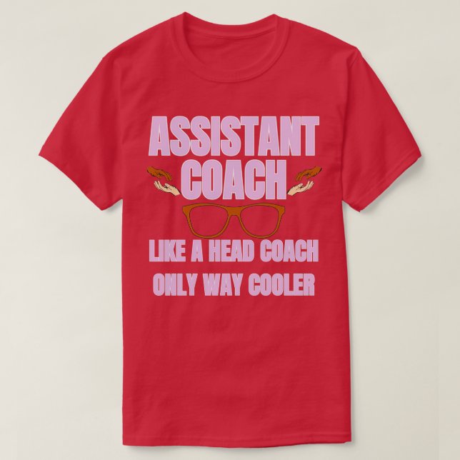 Assistant coach coach 8 T-Shirt (Design Front)