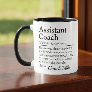 Assistant Coach Definition Custom Appreciation Mug
