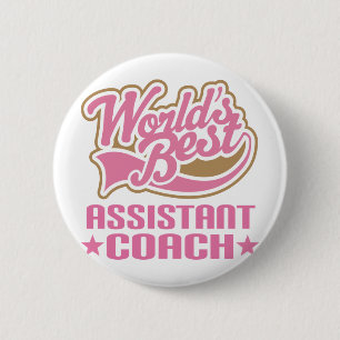 Assistant Coach Gift 6 Cm Round Badge