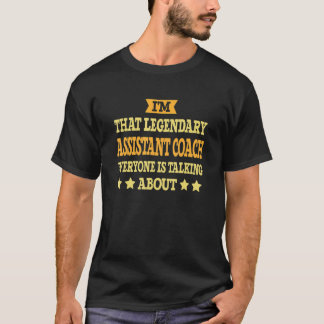 Assistant Coach Job Title Employee Funny Assistant T-Shirt