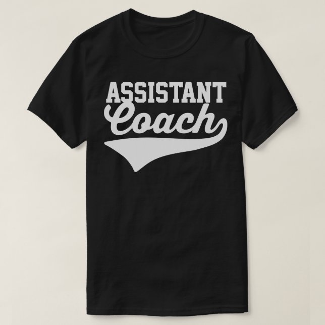 Assistant Coach T-Shirt (Design Front)