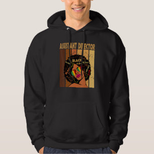 Assistant Director Afro African American Black His Hoodie