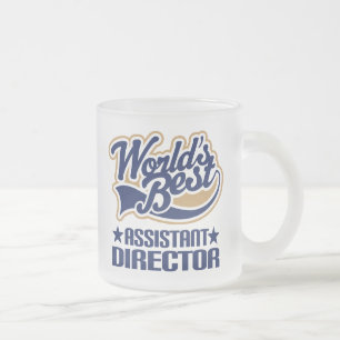 Assistant Director Gift Frosted Glass Coffee Mug