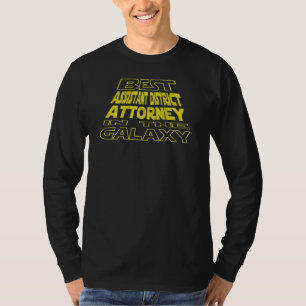 Assistant District Attorney Space Backside Design T-Shirt