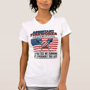 Assistant Fireworks Director Funny Patriotic Shirt