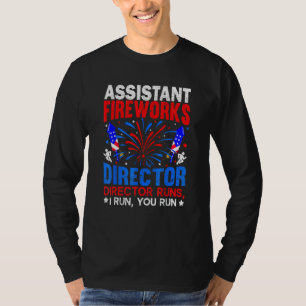Assistant Fireworks Director Usa Independence Day T-Shirt