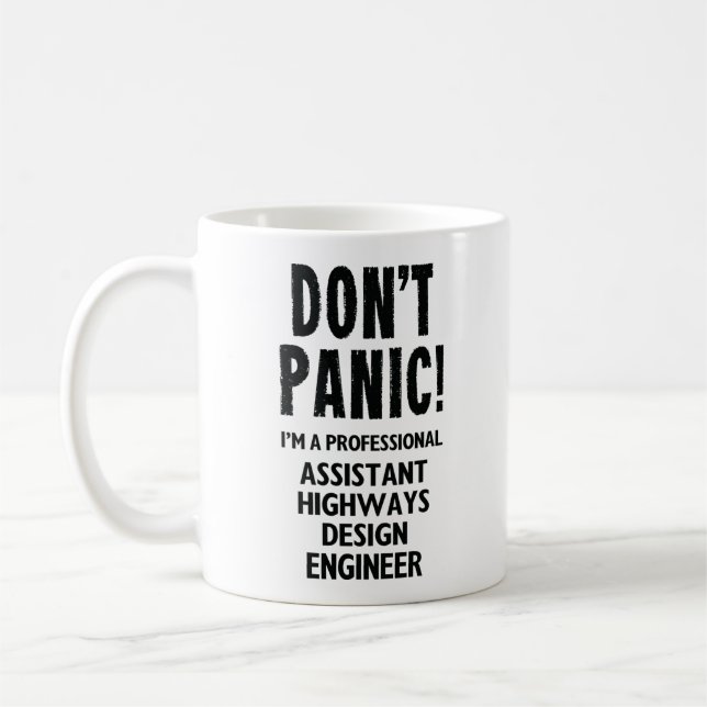 Assistant Highways Design Engineer Coffee Mug (Left)