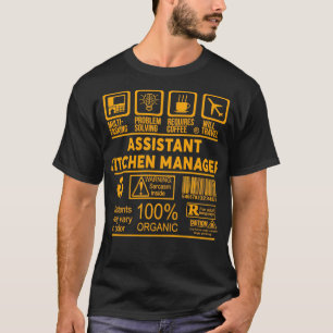 ASSISTANT KITCHEN MANAGER NICE DESIGN 2017 Classic T-Shirt
