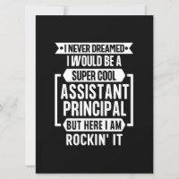 Assistant Principal Funny Appreciation School