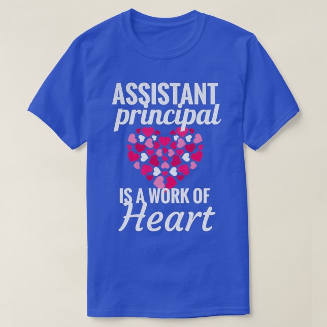 Assistant Principal Gifts For Women School Teacher T-Shirt (Design Front)