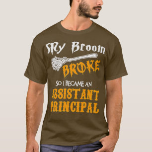 Assistant principal halloween broom broke Classic T-Shirt