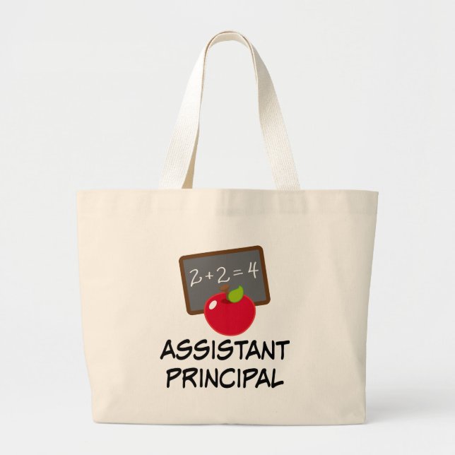 Assistant Principal Large Tote Bag (Front)