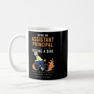 Assistant Principal Like Riding Bike Cyclist  Coffee Mug