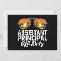 Assistant Principal Off Duty Last Day Of School