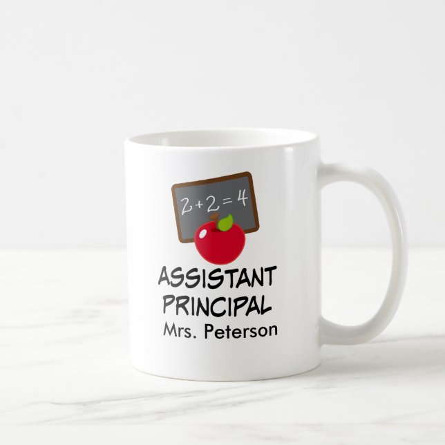 Assistant Principal Personalised School Mug (Right)