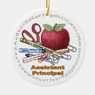 Assistant Principal round ornament