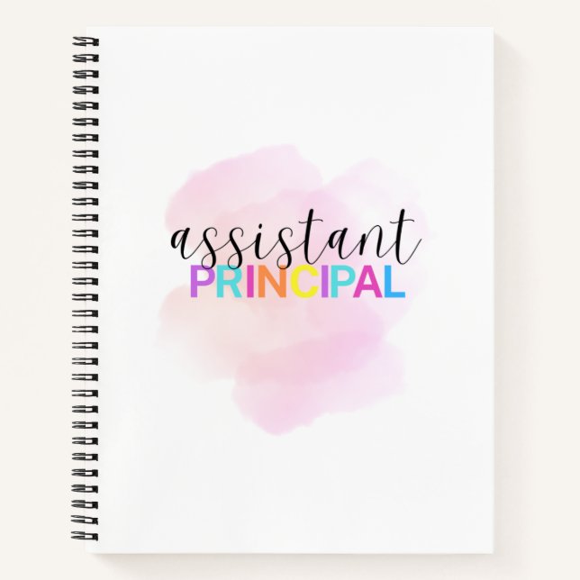 Assistant Principal Spiral Notebook (Front)